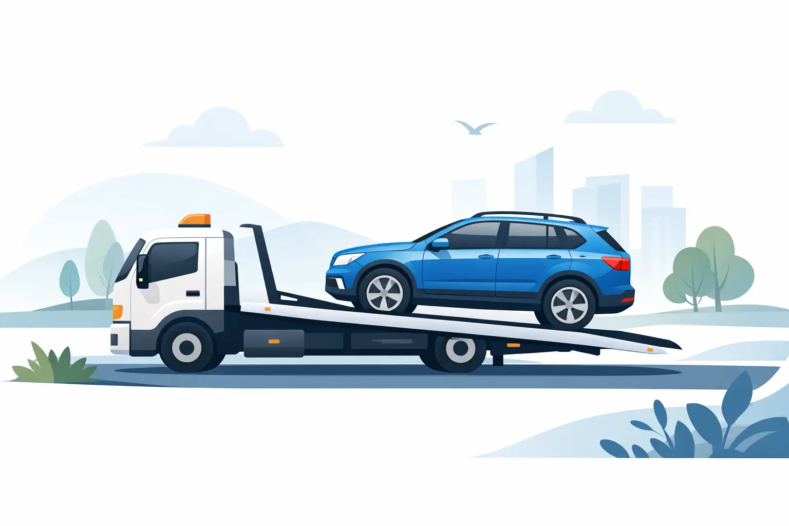 Tractare SUV pe platformă - când e soluția bună