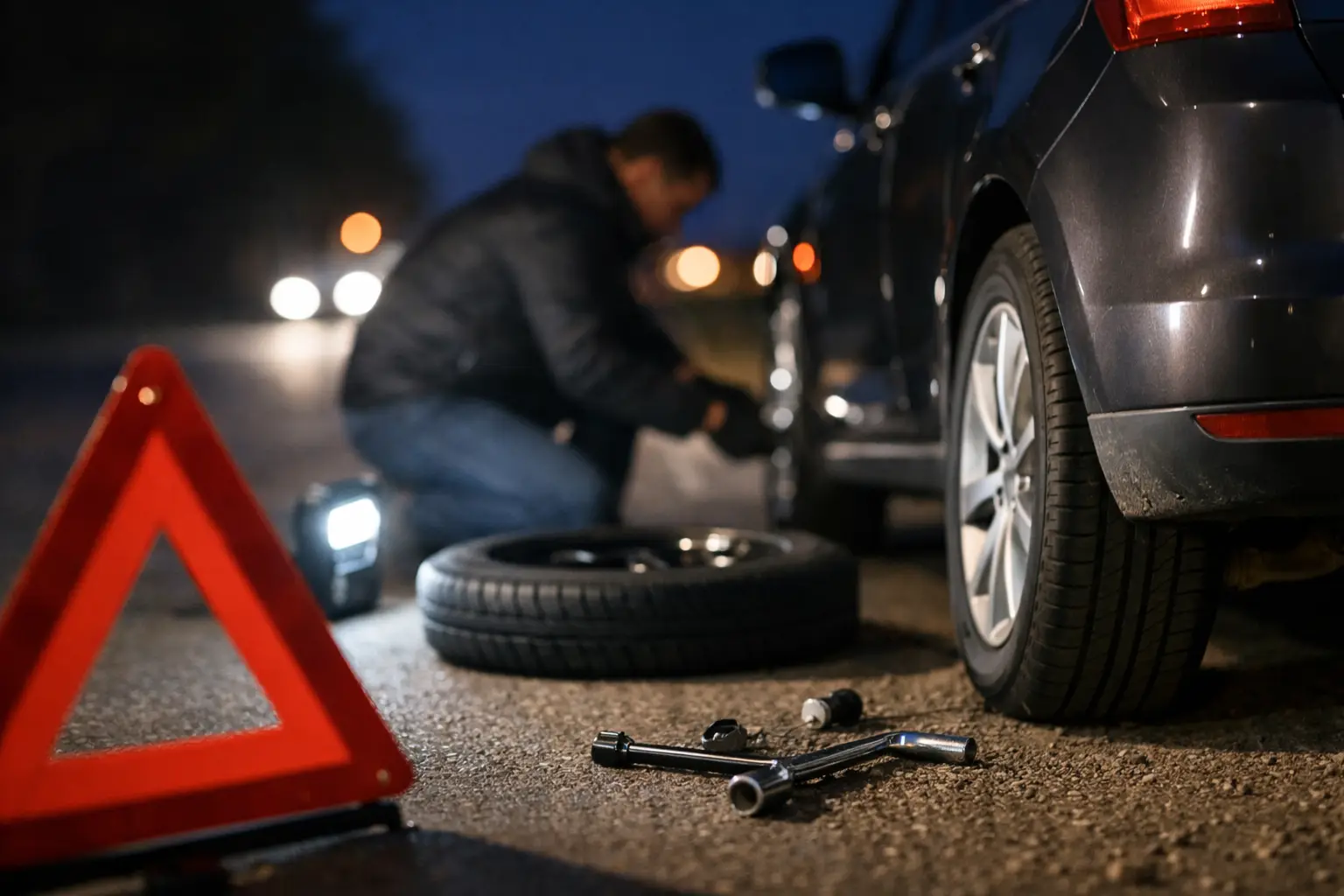 Cum gestionezi o pană noaptea, fără riscuri