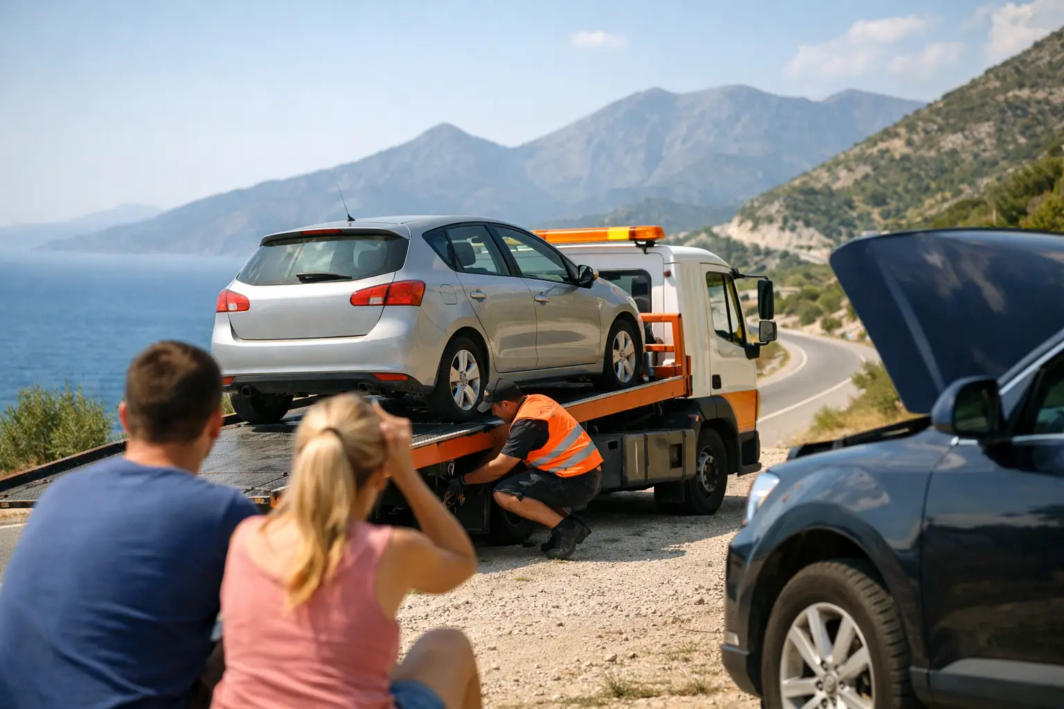 Tractări auto Grecia România când rămâi în drum