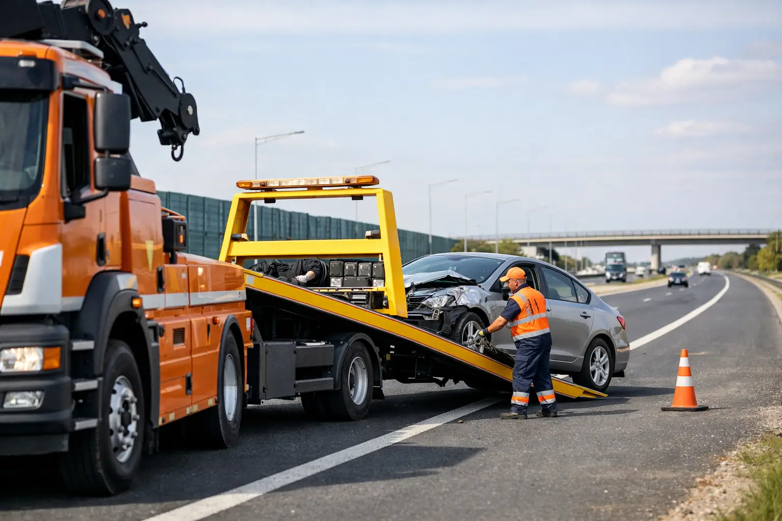 Tractări autostrada A0 București-Ilfov