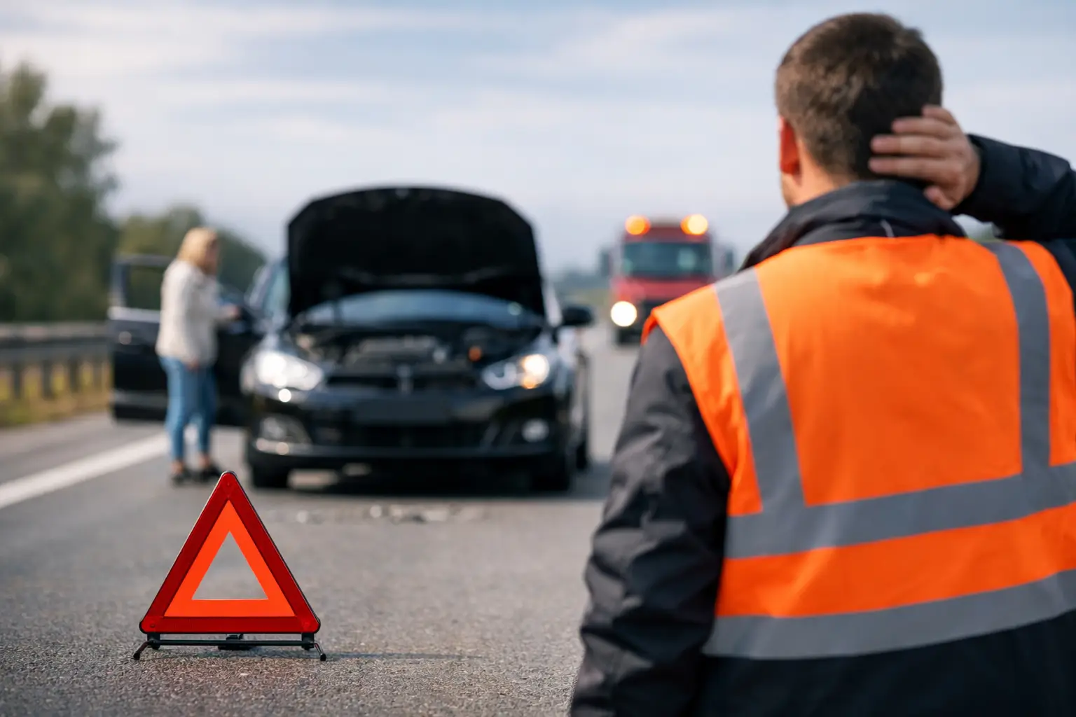 Ghid de siguranță la mașina defectă în trafic