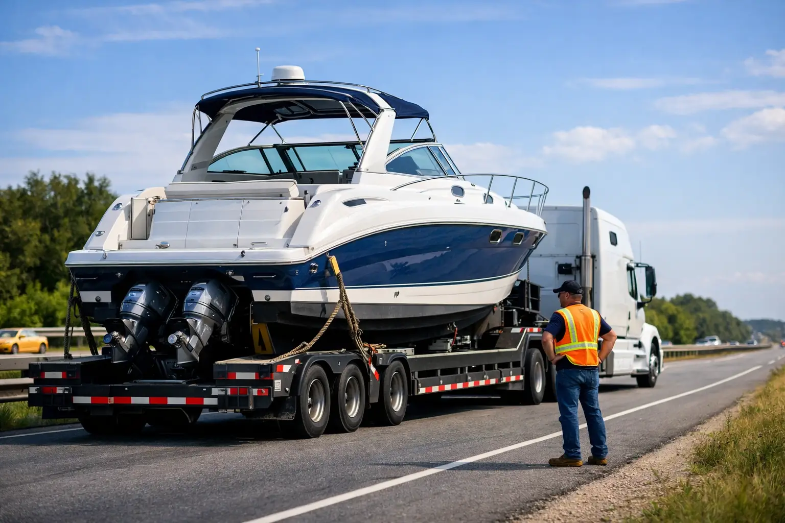 Ghid transport barcă pe platformă fără riscuri