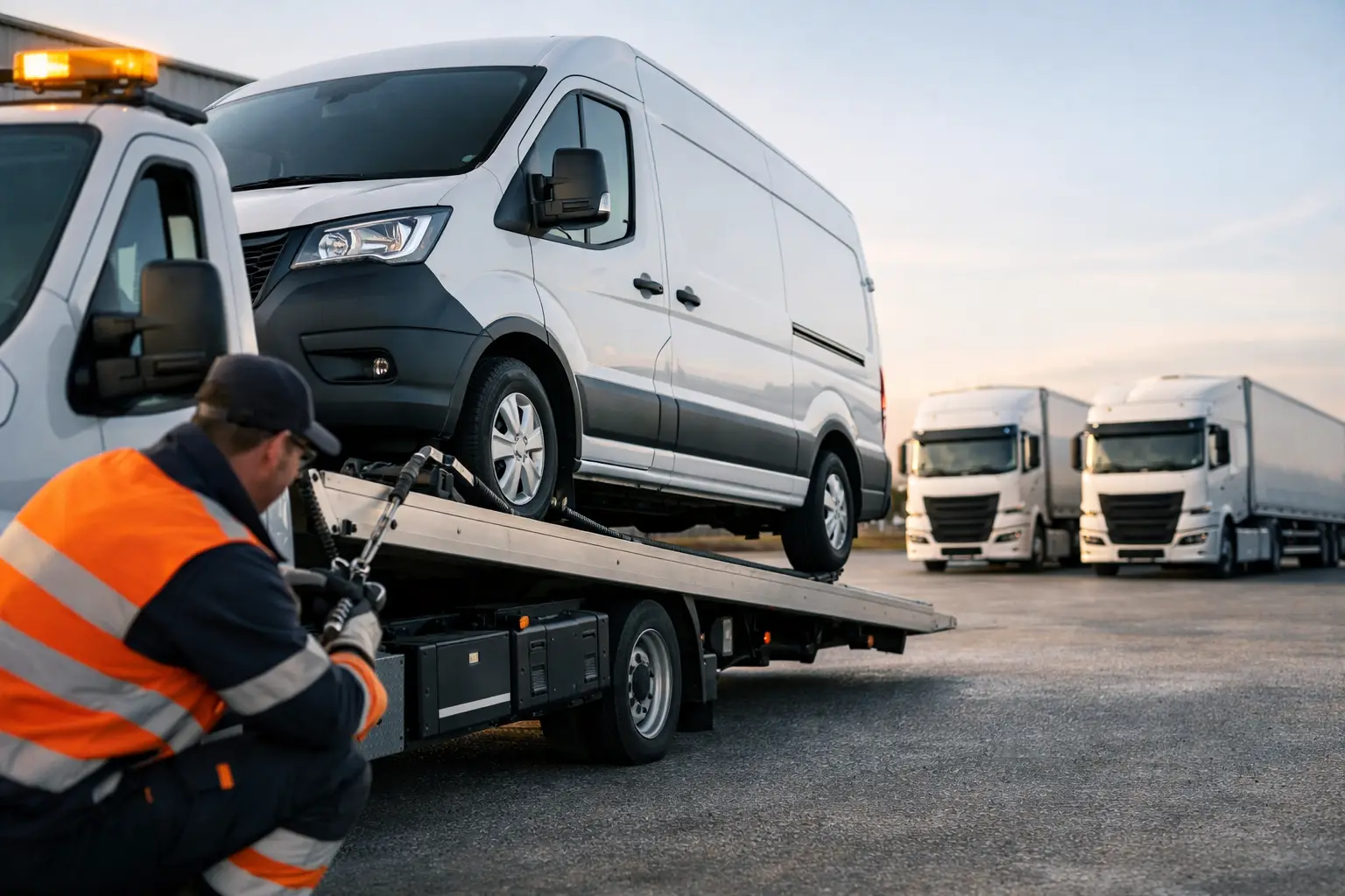 Servicii tractare pentru flote fără timpi morți